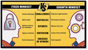 Fixed Mindset vs Growth Mindset.